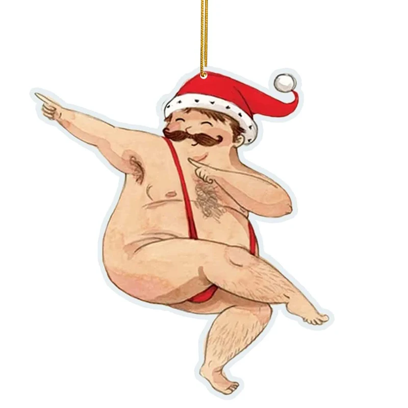 Whimsical Dancing Couple Christmas Tree Ornament - Festive Holiday Decoration