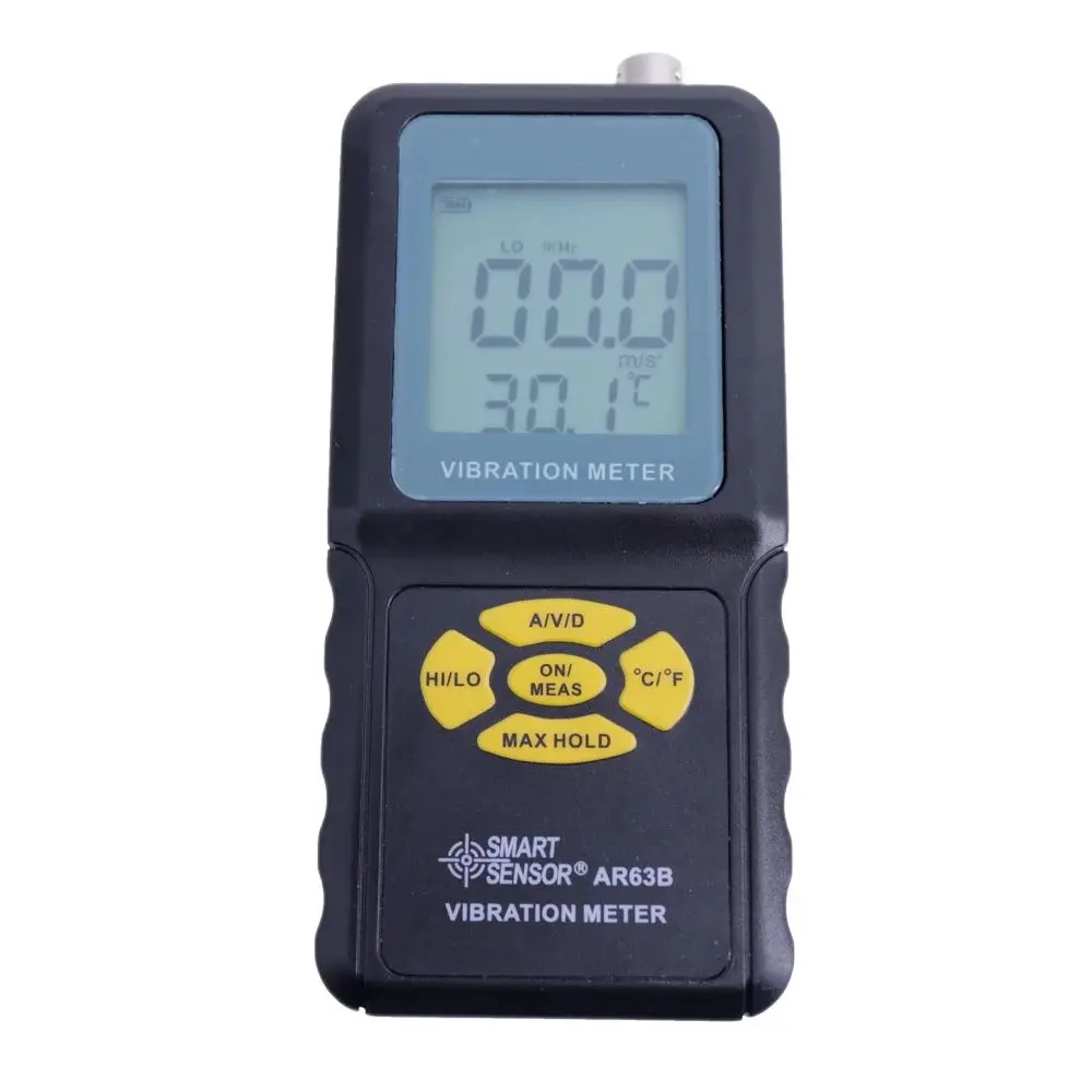 Smart Sensor AR63B Digital Vibrometer Periodic Motion Vibration Tester Moving Machinery Imbalance Meter 5
