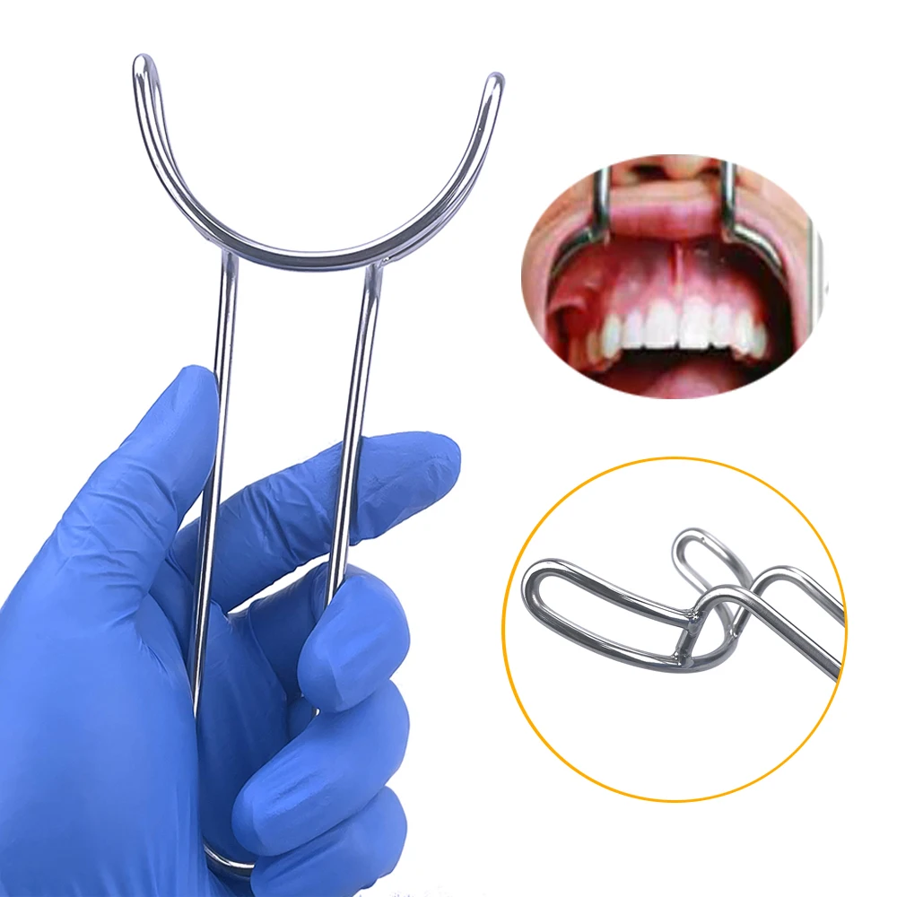 

1 piece Stainless Steel Dental Mouth Expand Lip Retractor Intraoral Cheek Upper Lower Lip Retractor Mouths Openers Dentist Tools