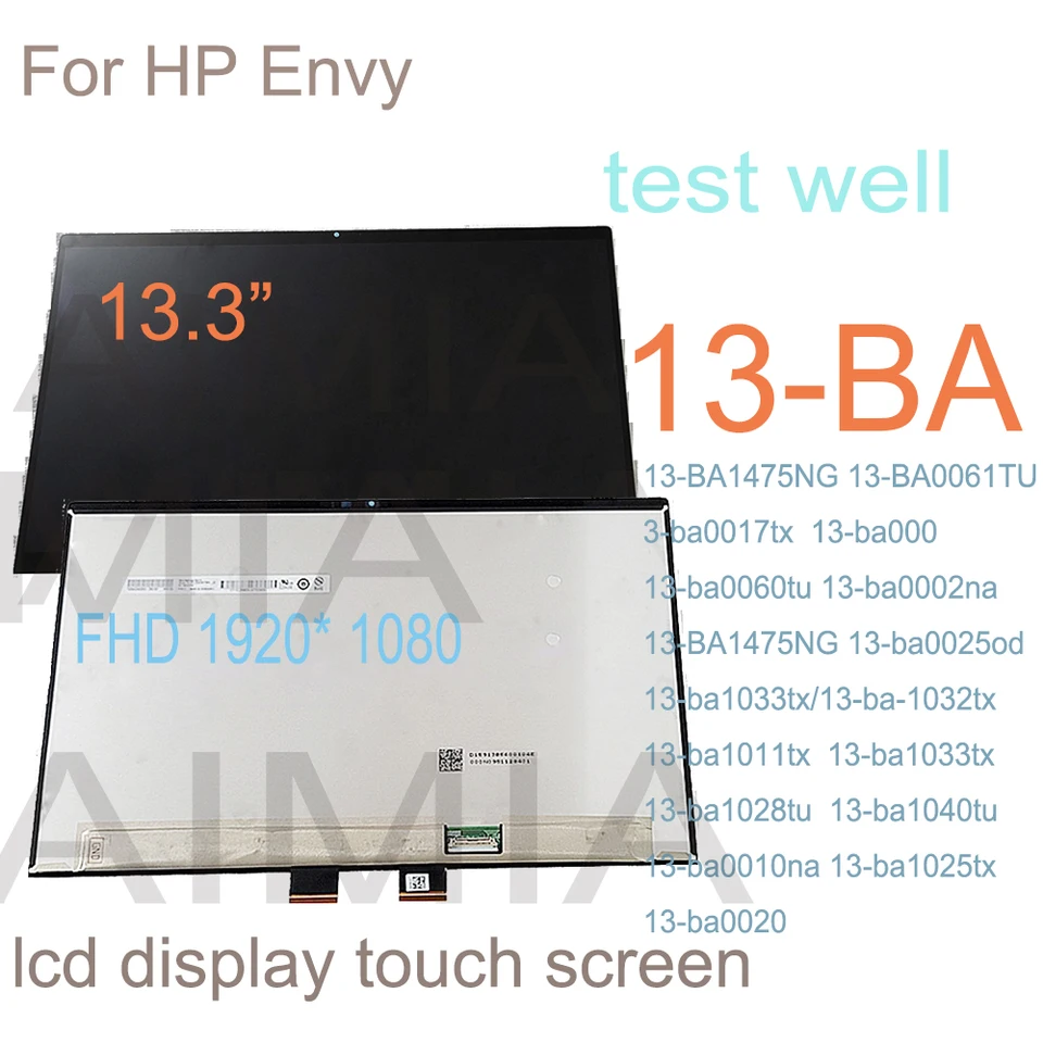 Écran Tactile LCD 13.3 Pouces FHD L96793-001 Pour HP ENVY 13-ba1093cl - Neuf, Garantie 3 Mois