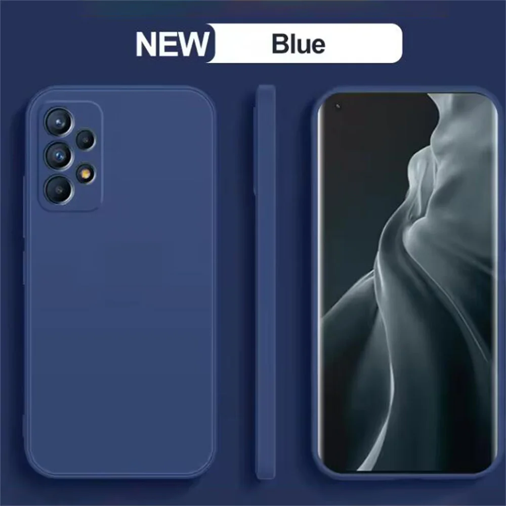 Shockproof Luxury Liquid Silicone TPU Camera Protective Phone Case