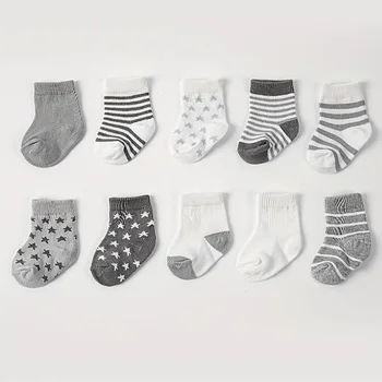 Striped Star Baby Socks 1