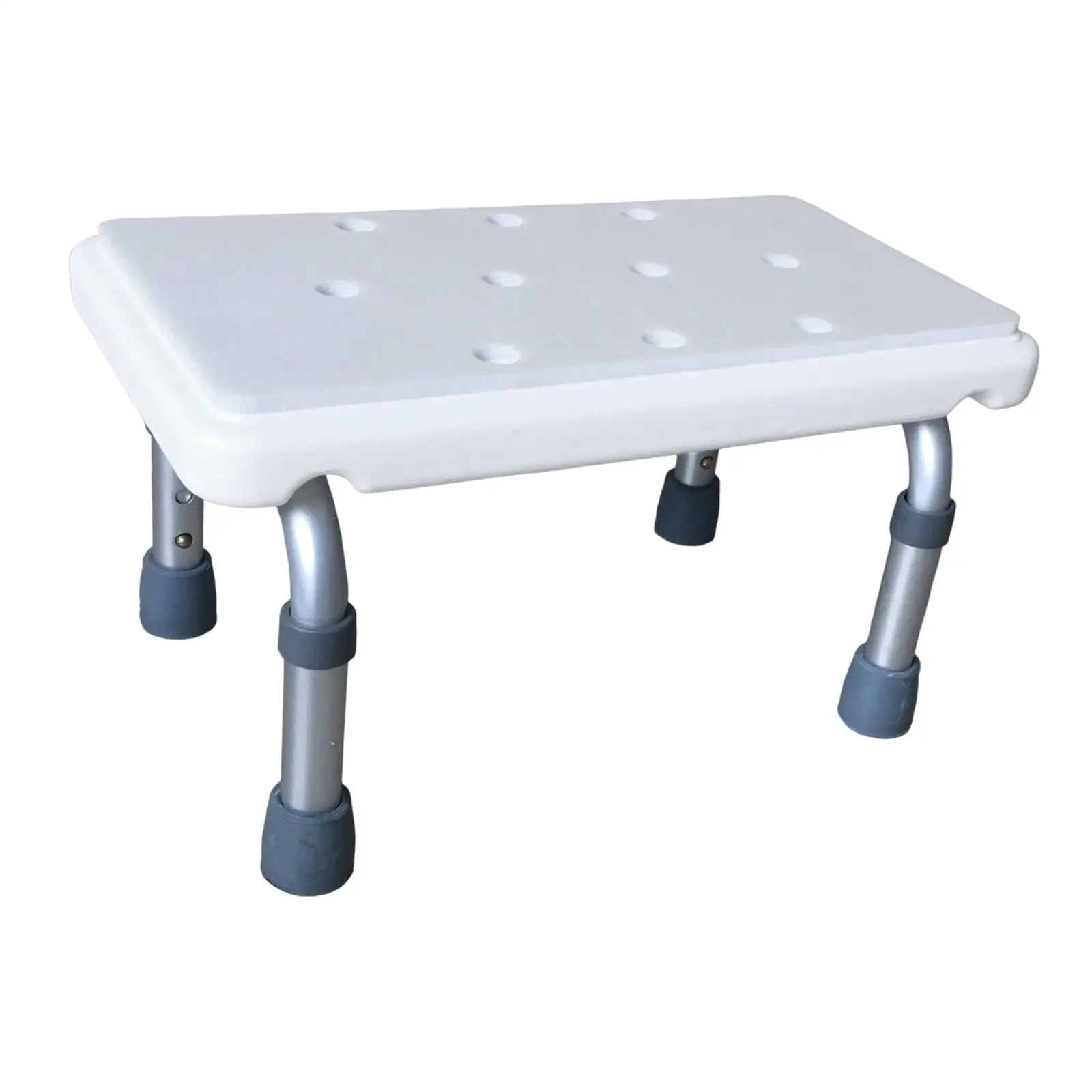 Shower Stool Adjustable Bathroom Step Stool for Bedside Apartment Kithchen