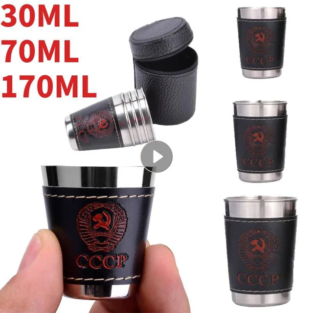 whiskey liquor cups espresso shot cups Stainless Steel Portable Outdoor