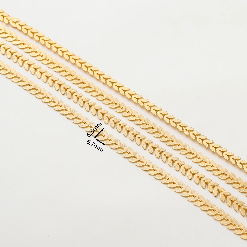 1 meter/los 14K 18K Gold Überzogene Messing Metall Runde Link Kabel Ketten DIY Schmuck Machen Kette Für hand Schmuck Zubehör – Detail 23