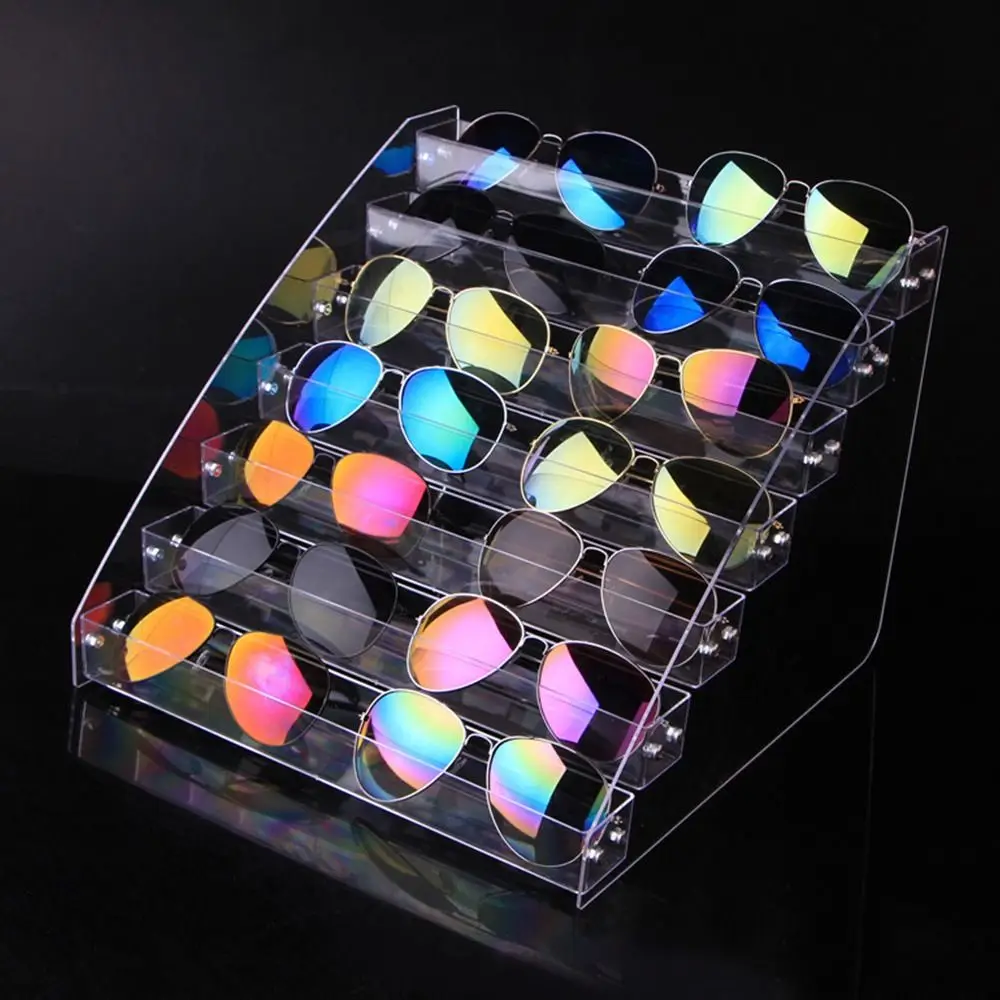 Multi Layers Jewelry Organizer Acrylic Stand Nail Polish Shelf Eyeglass