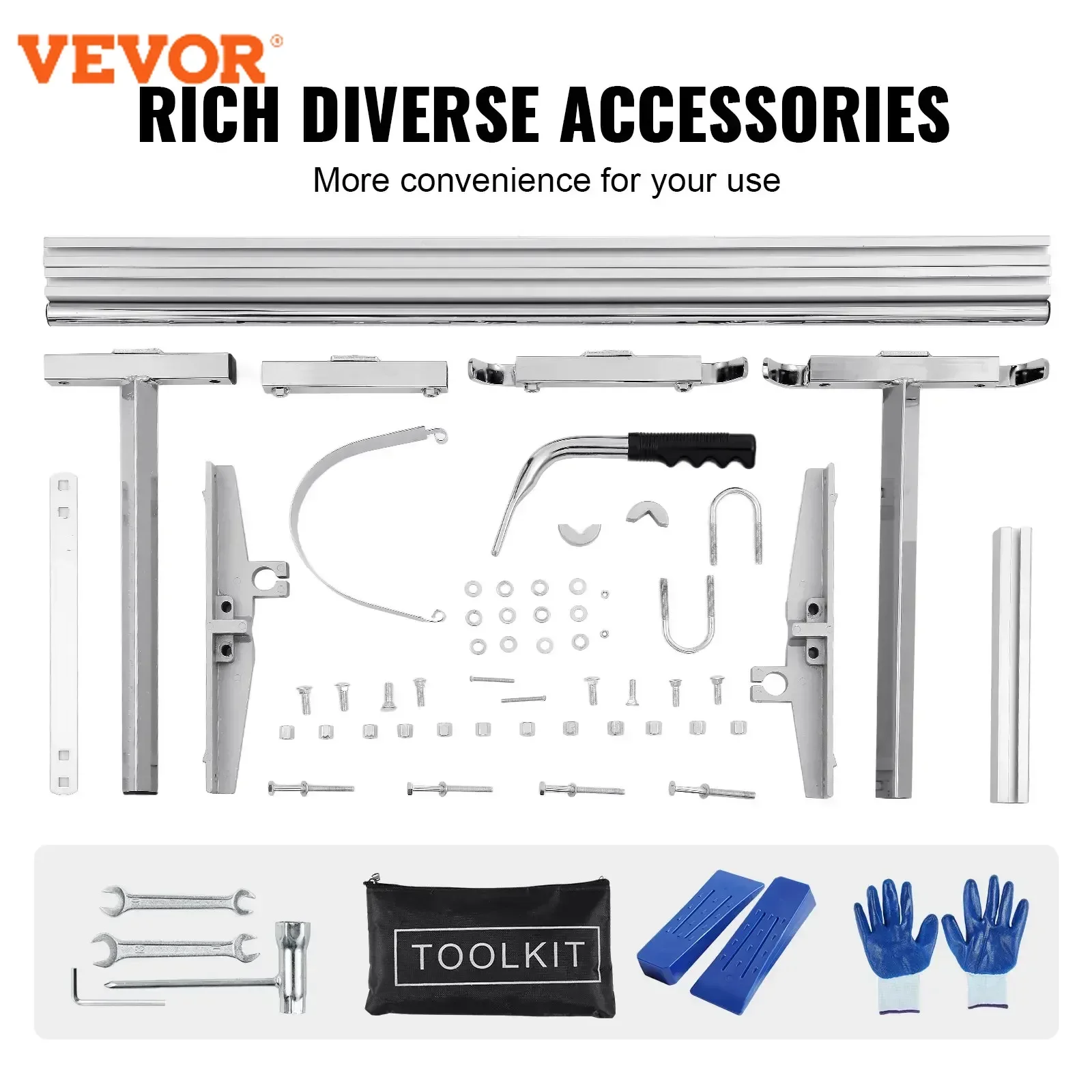 VEVOR Portable Sawmill 14"-36" Guide Bar Galvanized Steel Chainsaw Planking Wood Lumber Cross Cutting Saw Mill for Woodworkers 6