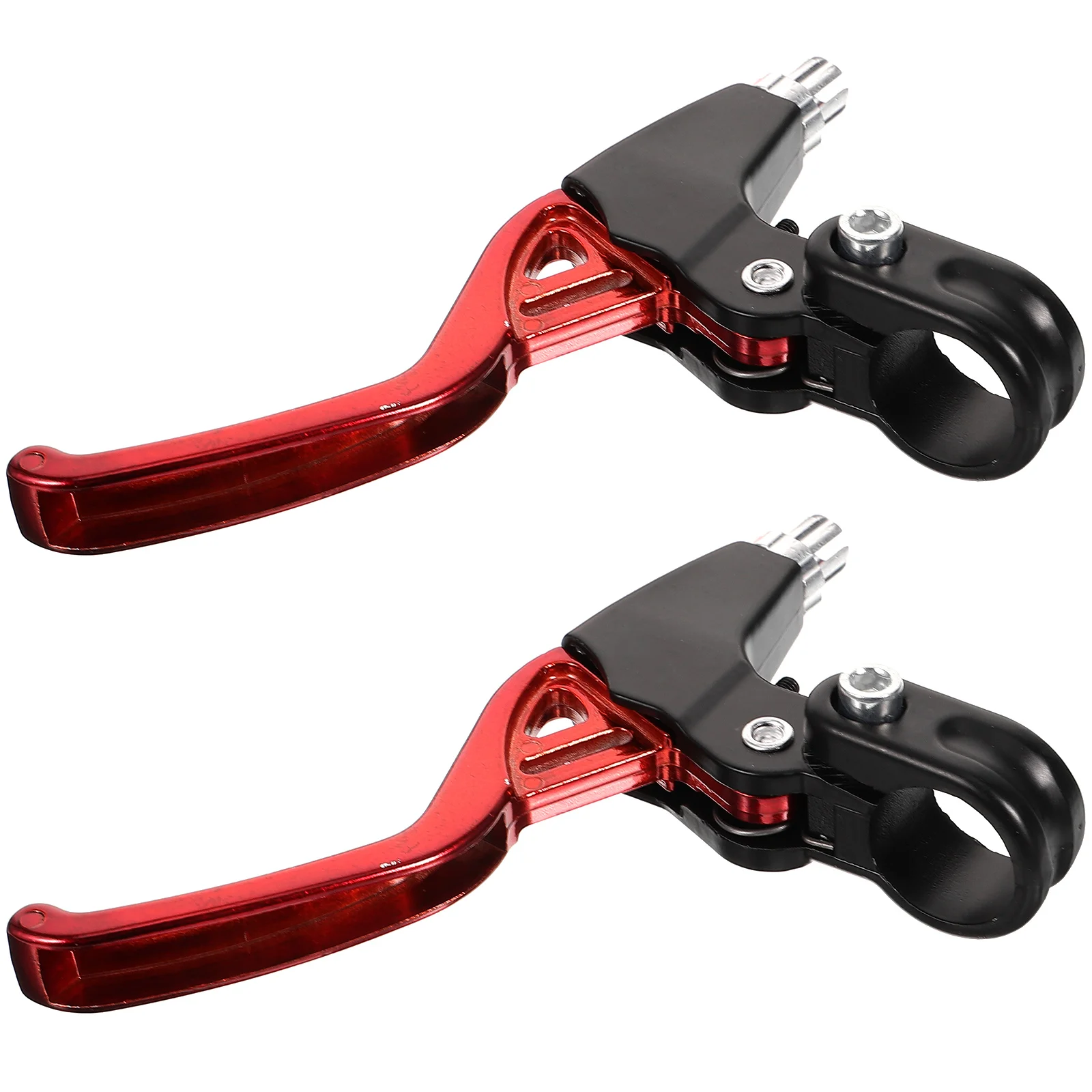 1 Pair Bicycle Speed Racing All Aluminum Alloy Brake Handle Brakes Bicycle Speed Racing All-Aluminum Handle Metal Bike Lever