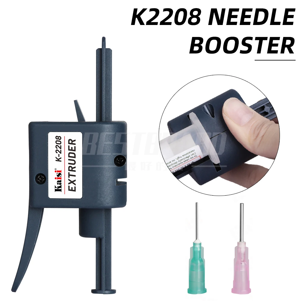 Kaisi K-2208 튜브 메이트 솔더 페이스트 압출기, 용접 그린 오일 부스터, 접착제 로드 부스터, 배출 퍼터 도구, 푸시 용접 오일