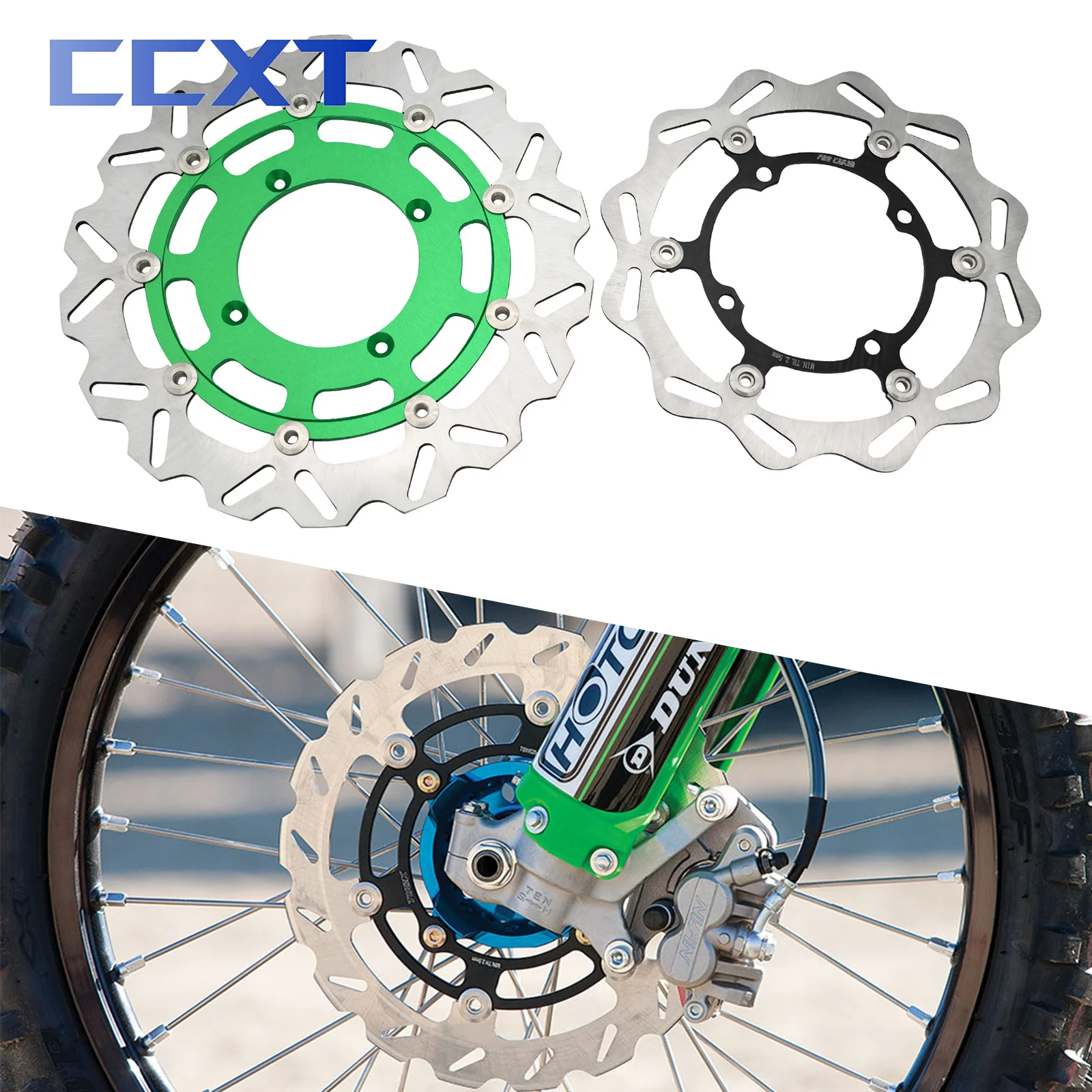 Moto-Master Disque De Frein Flame Kawasaki KX 125/250, KXF 250/450, Avant, 270 Mm | Maciag Offroad