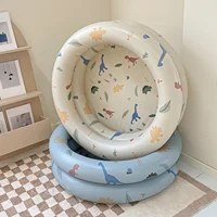 Piscine gonflable bébé rétro sauter piscine famille Style mignon piscine d'eau épaissie 6