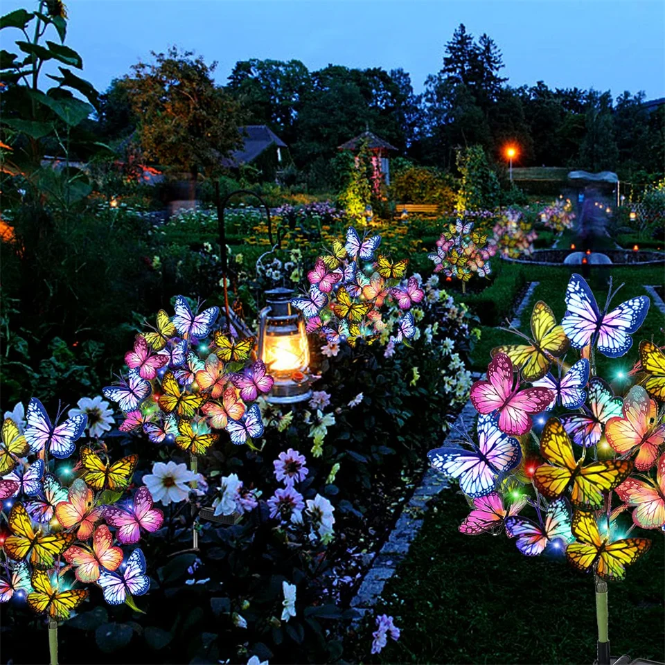Description Picture 6 of itemOutdoor Landscape Lights LED Solar Butterfly Solar Lights IP65 Waterproof for Yard Lawn Garden Walkway Decorative Path Lighting