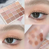 20 Shades Korean Low Saturation Matte Eyeshadow Palette Waterproof Long-lasting Daily Makeup 3