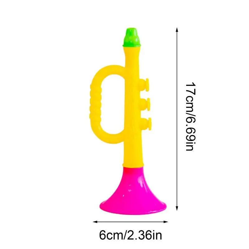 Toddler Trumpet Musical Toys For Kids Novelty Creative Children&rsquo;s Horn Toys For Birthday Events Music Class Graduation Party trumpet instrument
