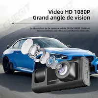 Caméra de tableau de bord WIFI 3 caméra 1080P voiture DVR 2/3 objectif caméra enregistreur vidéo boîte noire Dash Cam enregistrement en boucle automatique accessoires de voiture 3