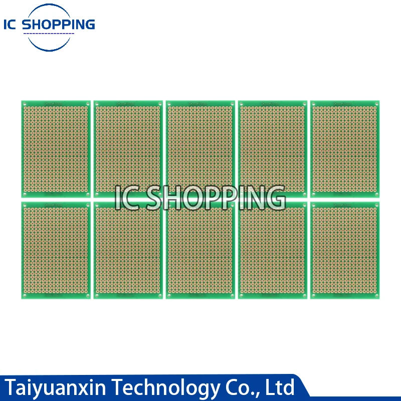 10PCS Single Side Prototype PCB Universal test board circuit Peg Board For Arduino 5x7 5*7 50x70 mm universal test frame pcb testing jig pcba test fixture tool bakelite fixture test rack printed circuit board