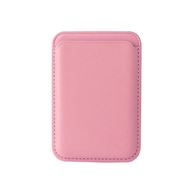 Magnetic Leather Wallet Card Holder and Phone Stand
