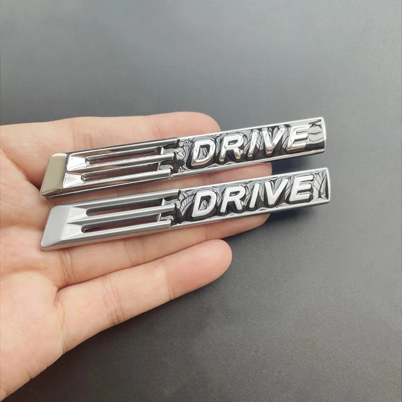 3D 금속 Xdrive Sdrive Edrive 자동차 후면 트렁크 엠블럼 배지 사이드 펜더 스티커, BMW E46 E39 E60 E90 F10 F30 E36 X1 X3 X6 X5 X7