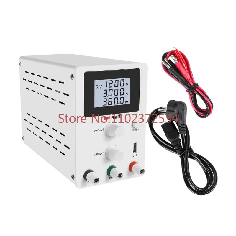 

R-SPS12003D Высокоточный ЖК-дисплей с четырьмя дисплеями, Регулируемый источник питания 120 В, 3 А, лабораторный Регулируемый источник питания постоянного тока