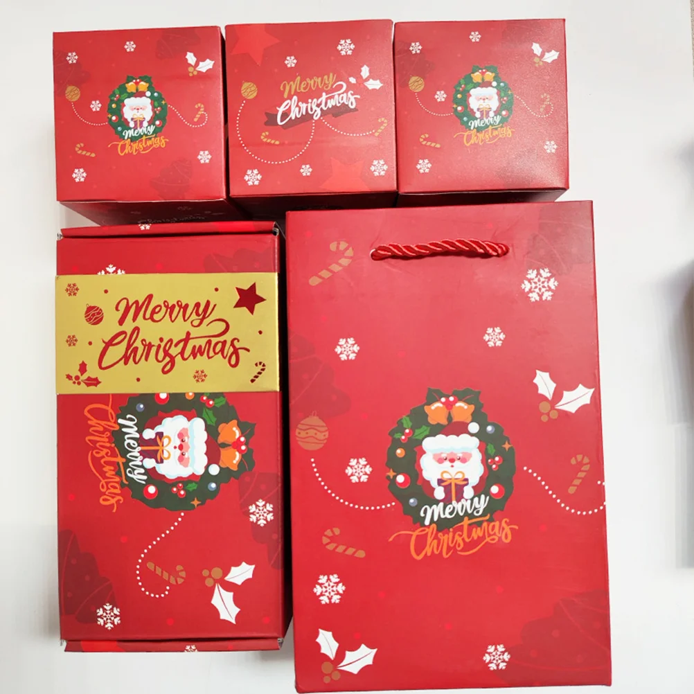 1 Set of Bouncing Paper Box Christmas Gift Box Birthday Gift Wrapping Explosion Gift Box