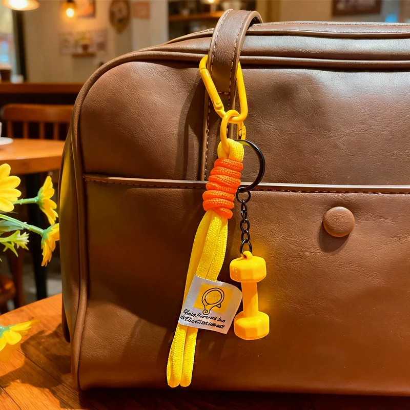 Wrist Lanyard Contrasting Colors Rope for Mobile Phone Strap Charm Anti-lost Keychain Lanyard Short Chain