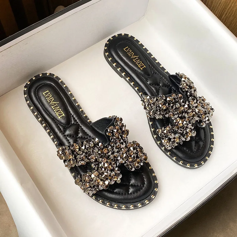 Classic-Luxury-Rhinestone-Slippers-for-Women-Wearing-2023-New-Ins ...