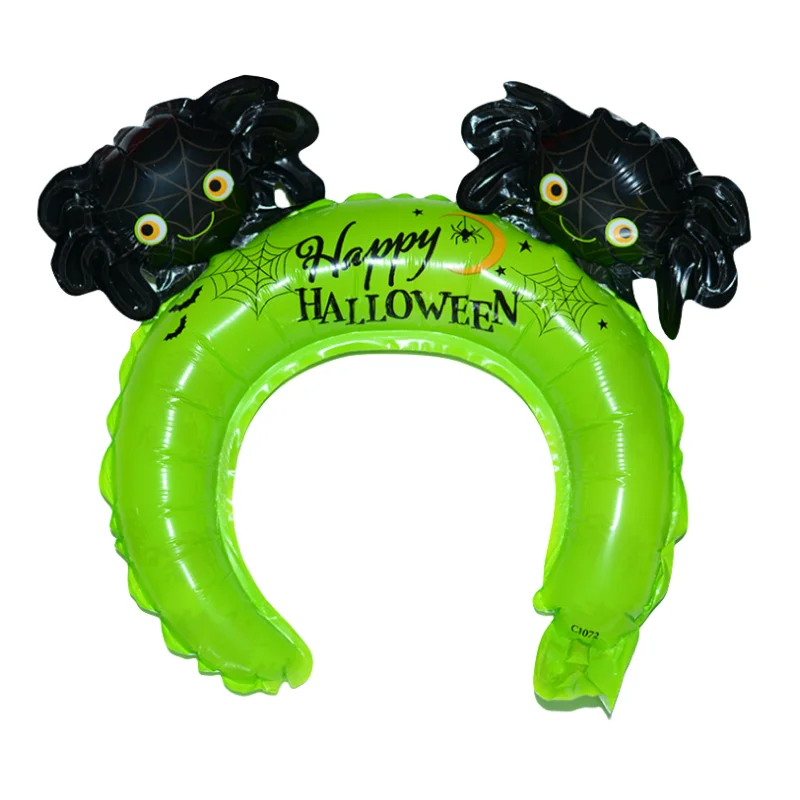 

5pcs Halloween Headband Balloon Spider Black Cat Ghost Air Ball DIY Holiday Decorations