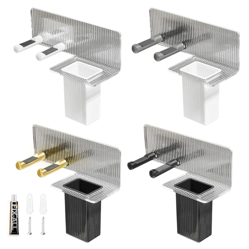 

Настенный держатель для выпрямителя, органайзер для инструментов для ухода за волосами в ванной комнате