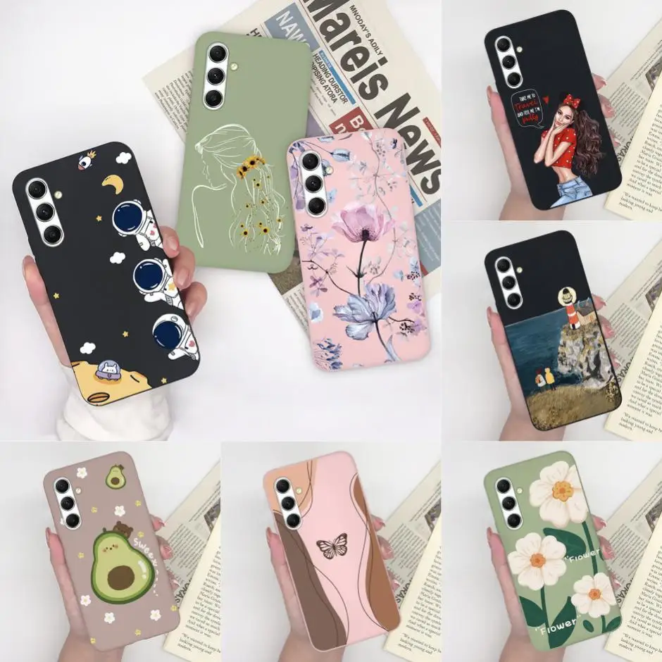 Per Samsung Galaxy A34 5G Custodia Per Telefono Pretty Flower Cartoon Pattern Soft Custodia In Silicone Per Samsung A 34 5G Nuovo Design Fundas