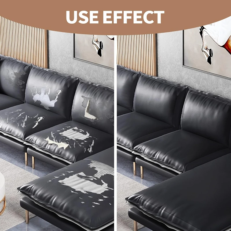35X137CM Self-Adhesive Leather Repair Patch The Must-Have for Reupholstering Couches Chairs Car Seats and Other Furniture