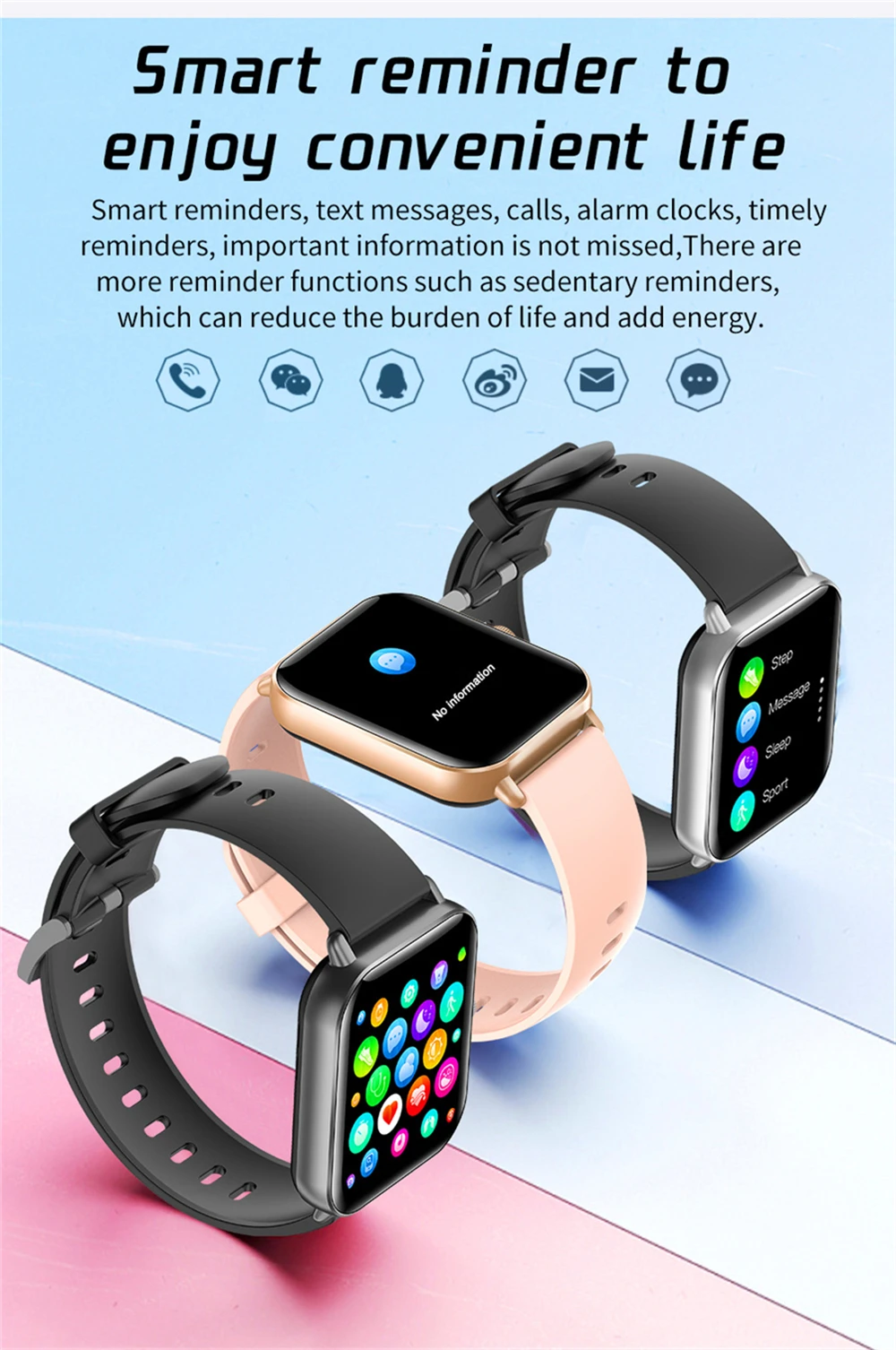 2022 GTS 3 Bluetooth Dial Call Smart Watch Men 1.69 Inch Real Heart Rate Fitness Monitoring Women Sport Smartwatch For Xiaomi Mi