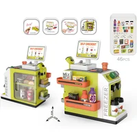 Children's Simulated Store Vending Counter Sets Toys Shopping Card Scanner Cash Register Child Game Pretend Play Birthday Gifts 2