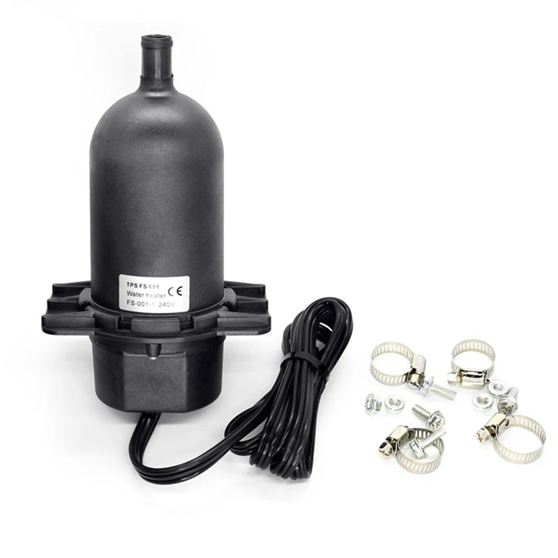 

Engine Block Heater ,Self-Circulation Engine Water Heater Black Preheater for Generators Trucks Gas Engines 240V - 1000W