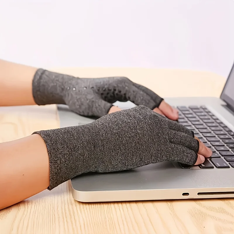 Compression Arthritis Gloves Cotton Joint Pain Relief Wrist Support Hand Brace Women Men Therapy Wristband Compression Gloves