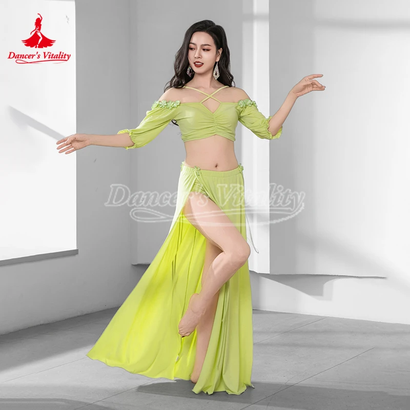 Gazechimp Ensemble Costume Danse du Ventre aux Paillette pour Enfant