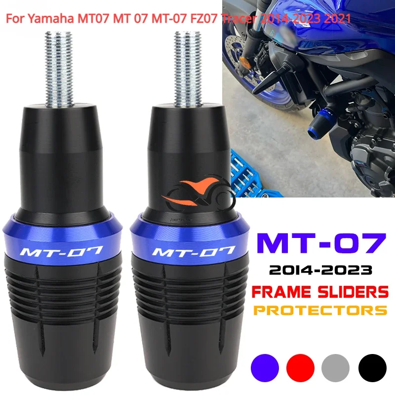 

For Yamaha MT07 MT 07 MT-07 FZ07 Tracer 2014-2023 2021 Motorcycle Accessories Frame Sliders Crash Protectors Falling Protection