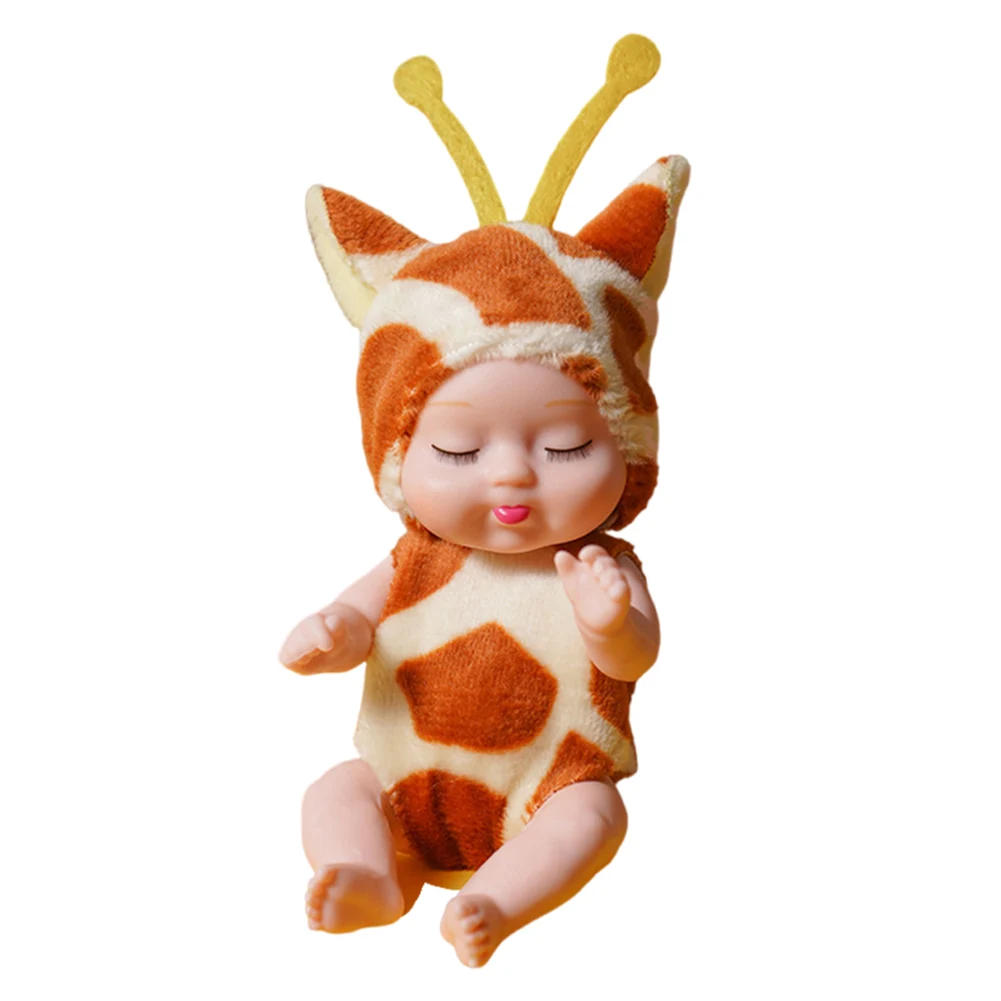 1/6 Pcs 11cm Mini Reborn Baby Doll Lifelike Realistic Baby Doll Toys Miniature Reborn Doll for Girls Boys Toddlers and Kids Gift: 3 - 5 Days Free Delivery Only UK