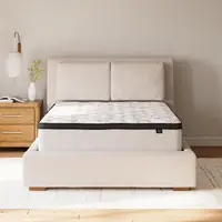 Queen Size Chime 12 Inch Medium Firm Hybrid Mattress with Cooling Gel Memory Foam for Pressure Relief 2