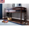 Contemporary Twin Low Loft Bed with End Ladder Solid Wood Cherry Slats Assembly Required Space Saving Kids Furniture 1
