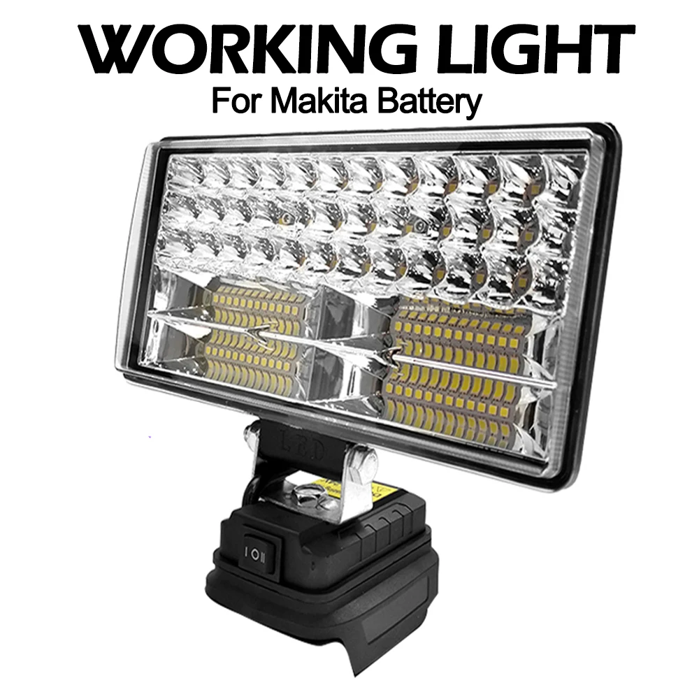 휴대용 무선 LED 조명 스포트라이트, 야외 작업, 낚시, 휴대용 비상 도구, 20V 마키타 배터리에 적합, 3 인치, 4 인치, 5 인치, 8 인치