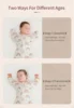 Sleeveless Vest Baby Sleeping Bag Cotton Thin Breathable Pajamas Anti-Kicking Cocoon for Newborn Envelope Sleep Sack Bedding 5