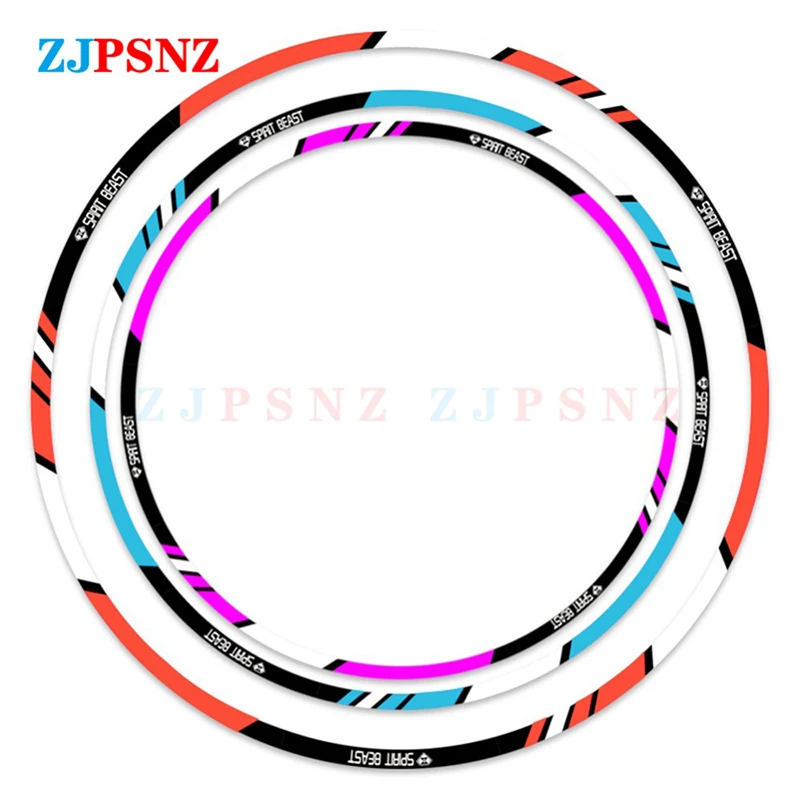 10121718inchStripsMotorcycleScooterEbikeTireStickersLuminousWaterproofModified