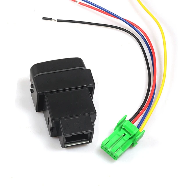 For Mitsubishi Lancer Pajero ASX Outlander Triton Colt Fog Light Switch Button 5Pin ON-OFF Controller Orange 12V - Image 4