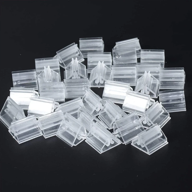 20x/Set Transparent Place Cards Holders Playing Card Holders Plastic Sign Stand Photo Menu Labels Stand Dropsale