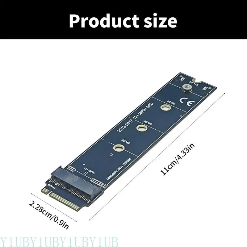 Y1UB SSDs Upgraded M.2 M-Key SSDs Convert Card for 2013- Access