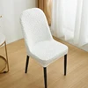 1Pcs Seat Slipcovers For Dining Room Home Decor Thickened Curved Backrest Chair Cover Special-shaped Cover Cushion Cover 3