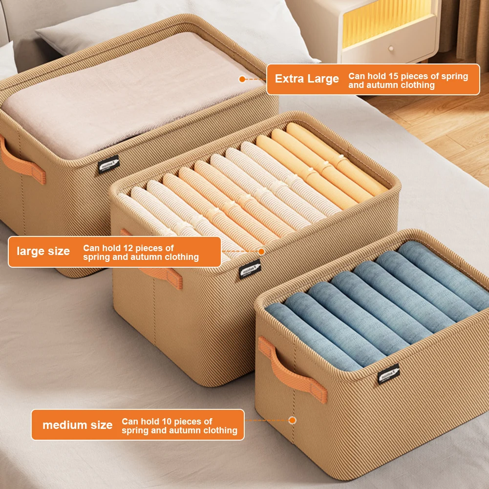 

Universal Clothes Storage Bin Folding Clothes Organizing Box For Dormitory