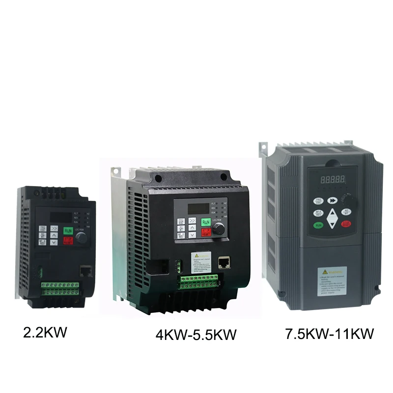 2.2kw/4kw /5.5kw/7.5kw/11kw 220v single phase input 380v 3 phase output AC Frequency Inverter  AC drives /frequency converter Nf