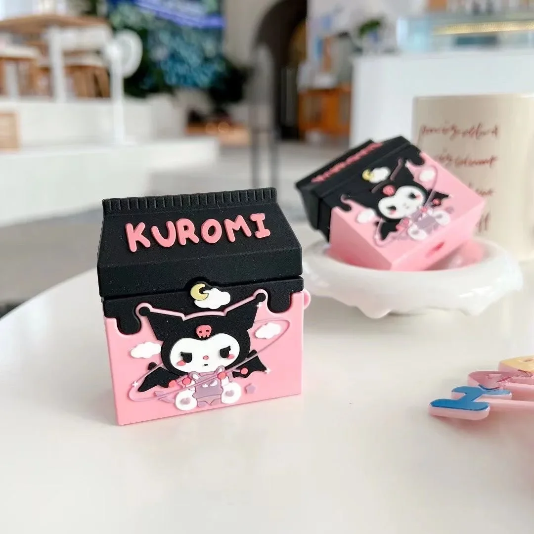 Sanrio Kuromi Creative Pink Carton Per Apple Airpods 1 2 3 Cover Airpods Pro Case Iphone Accessori Per Cuffie
