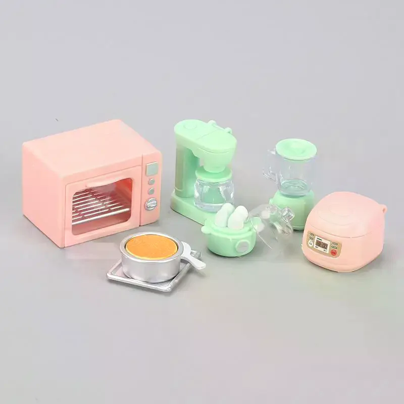 Kids Pretend Play Kitchen Set Mini Rice Cooker and Juicer Educational Toy for Toddlers